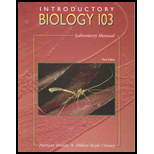 Introduction To Biology  Volume 103 Laboratory Manual