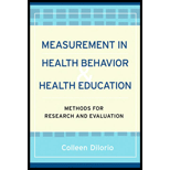 Measurement in Health Behavior  Methods for Research and Education