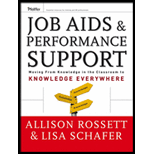 Job Aids and Performance Support