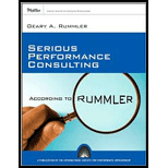 Serious Performance Consulting  According to Rummler