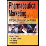 Pharmaceutical Marketing  Principles, Environment, and Practice