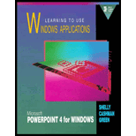 Learning to Use Windows Applications  Microsoft Power Point 4.0 for Windows / With 3.5 Disk