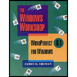 Windows Workshop WordPerfect 6.1 for Windows