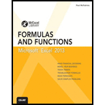 Microsoft Excel 2013 Formulas and Functions