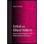 Lyrical And Ethical Subjects