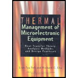 Thermal Management of Microelectronic Equipment