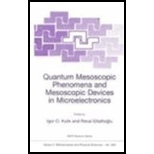 QUANTUM MESOSCOPIC PHENOMENA+MESOSCOPIC