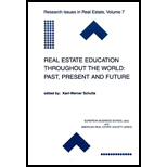 Real Estate Education Throughout the World  Past, Present, and Future