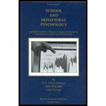 School and Behavioral Psychology