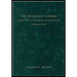 Apostolic Fathers Greek Texts and English Translations