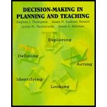 Decision Making in Planning and Teaching