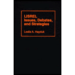 LISREL Issues, Debates, and Strategies