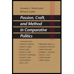 Passion, Craft, and Method in Comparative Politics