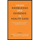 Using Knowledge and Evidence in Health Care  Multidisciplinary Perspectives