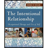 Intentional Relationship  Occupational Therapy and Use of Self