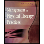 Management in Physical Therapy Practice