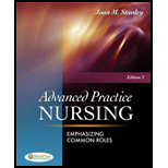 Advanced Practice Nursing  Emphasizing Common Roles