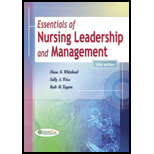 Essentials of Nursing Leadership and Management