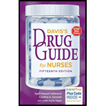 cover of Davis`s Drug Guide for Nurses - With 2 Access (15th edition)