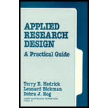 Applied Research Design  A Practical Guide