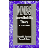 Generalizability Theory  A Primer, Volume 1