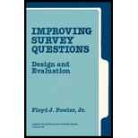 Improving Survey Questions  Design and Evaluation