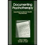 Documenting Psychotherapy  Essentials for Mental Health Practitioners