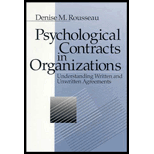 Psychological Contracts in Organizations  Understanding Written and Unwritten