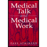 Medical Talk and Medical Work