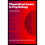 Theoretical Issues in Psychology