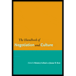 Handbook of Negotiation and Culture