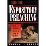 Expository Preaching  The Art of Preaching Through a Bible Book