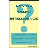 Can We Teach Intelligence?  A Comprehensive Evaluation of Feuersteins Instrumental Enrichment Programme