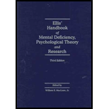 Ellis Handbook of Mental Deficiency