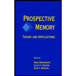 Prospective Memory  Theory and Applications