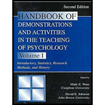 Handbook Of Demonstrations and Activities in the Teaching of Psychology