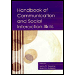 Handbook of Communication and Social Interaction Skills