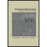 Performance Measurements Current Perspectives and Future Challenges