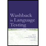 Washback in Language Testing  Research Contexts and Methods