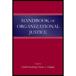 Handbook of Organizational Justice