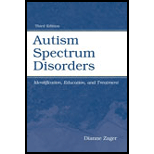 Autism Spectrum Disorder  Identification, Education, and Treatment