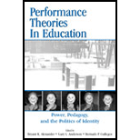 Performance Theories in Education