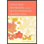 Language Disorders From a Developmental Perspective