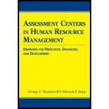 Assessment Centers in Human Resource Management  Strategies for Prediction, Diagnosis, and Development