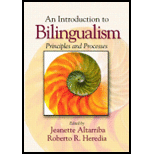 Introduction to Bilingualism Principles and Processes