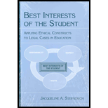 Best Interests of the Student