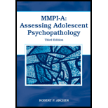 MMPI A  Assessing Adolescent Psychopathology