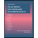 Teaching Secondary Mathematics