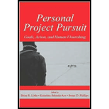 Personal Project Pursuit Goals, Action, and Human Flourishing