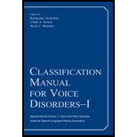 Classification Manual for Voice Disorders 1